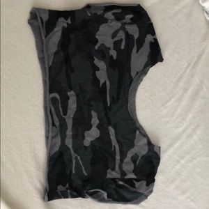 camo crop top